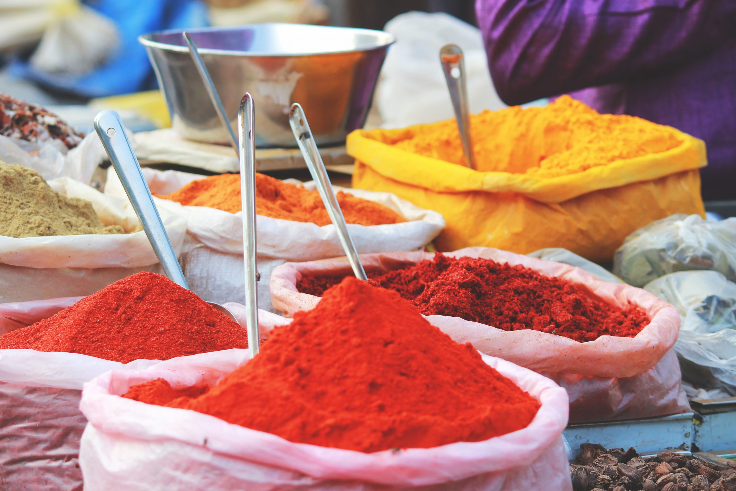 spices at international markets