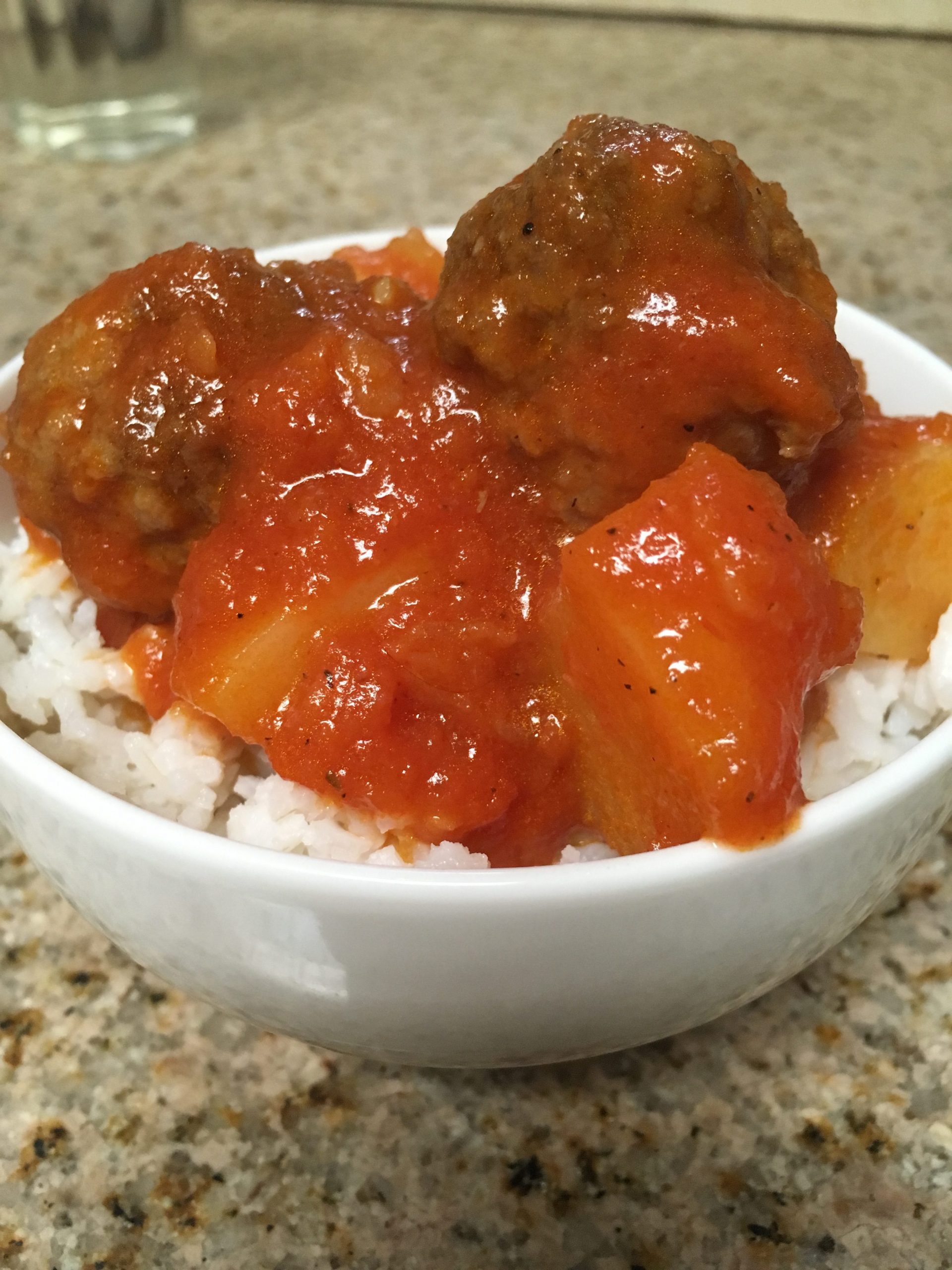 Meatballs and Potatoes