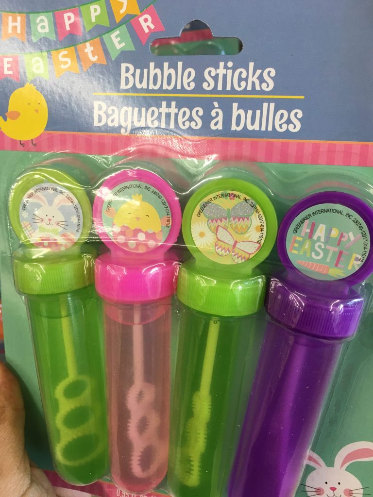 easter toys at the dollar tree