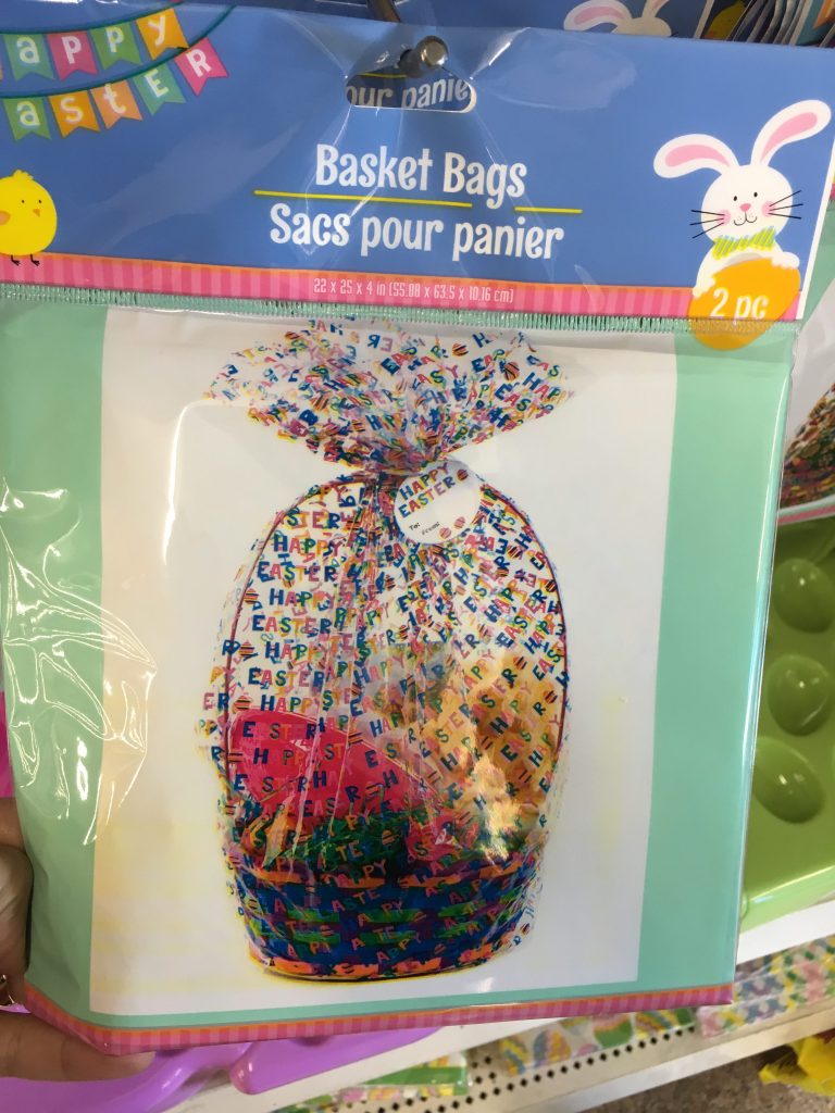 easter basket cellophane bags dollar tree